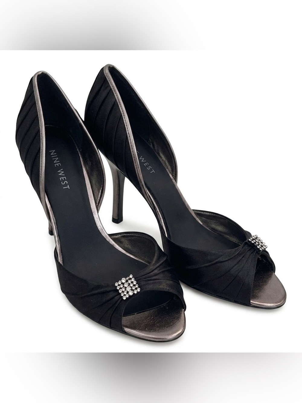 NINE WEST Satin High Heels 8